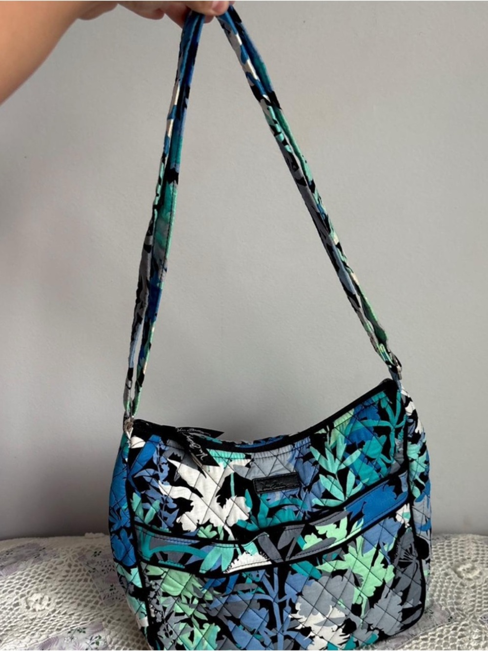 Y2K Vera Bradley quilted shoulder bag